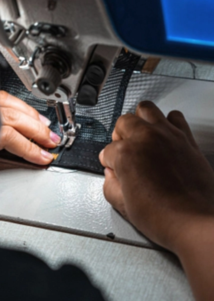 Step-by-Step Hat Production - Stitching